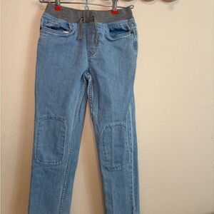 Hanna Andersson Light Blue Skinny Jeans with Gray Waistband